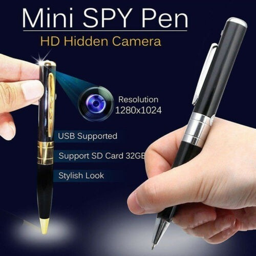 Boligrafo Lapicero Espia Camara Hd Video Oculta Usb Micro Sd