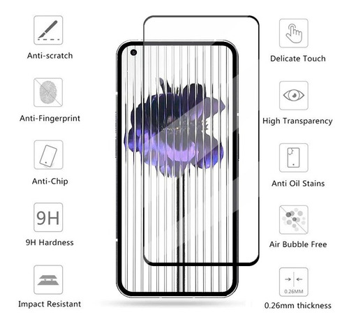 Cristal Templado Nothing Phone Full Gluee Calidad Premium (Reacondicionado)