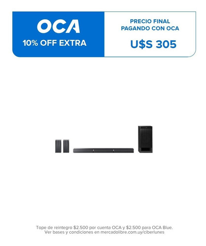 Barra De Sonido Sony 5.1 Ht-rt3 Home Cinema Soundbar