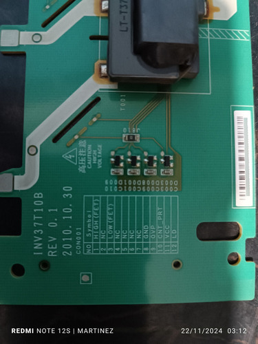 Invierte De Pantalla Sansugm Modelo Ln37d550k1f (Usado)