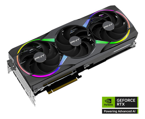Placa De Video Pny Nviadoa Rtx 5080 16gb Ddr7 Stealth Mode Triple Fan Graphic Card