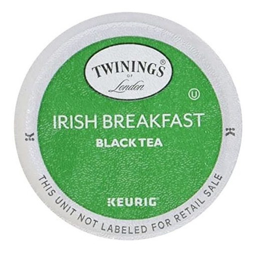 Twinings Tea Desayuno Irlandés Keurig K-cups, 12 Count