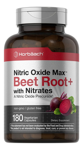 Horbaach I Óxido Nítrico Max Beet Root+ Nitratos I 180 Caps