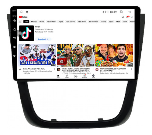 Multimidia Vw Saveiro G6 12/16 9p Android Carplay 64gb Play