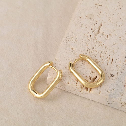 Paquete Para Regalar 9 Pares De Aretes Aro 14k Gruesos Dama