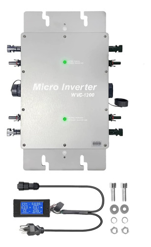H 1200w Solar Grid Tie Micro Inversor Monitoreo Dato Ca Ip65