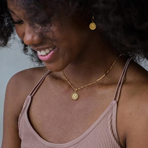 Collares De Oro Para Mujer, Collar De Capas Chapado En Oro