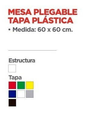 Mesa De Bar De Plastico Inyectado Plegable
