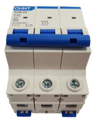 Interruptor Automático Trifásico 3x32a, 6ka Curva C, Chint