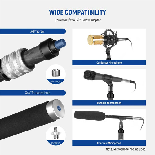 Extension Neewer (boom Pole) Para Microfonono Ms-300c