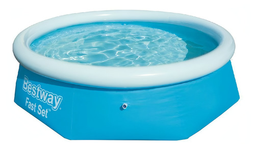 Piscina Inflável redonda Bestway Fast Set 57266 de 3.05m x 76cm 3638L azul caixa