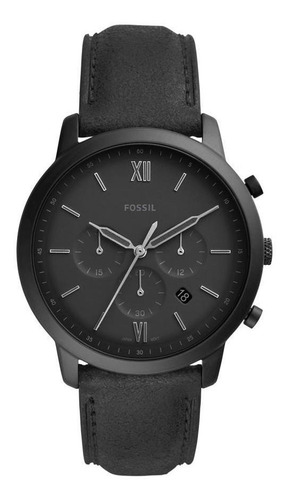 Relógio Fossil Neutra Chrono Masculino Preto Fs5503/0pn