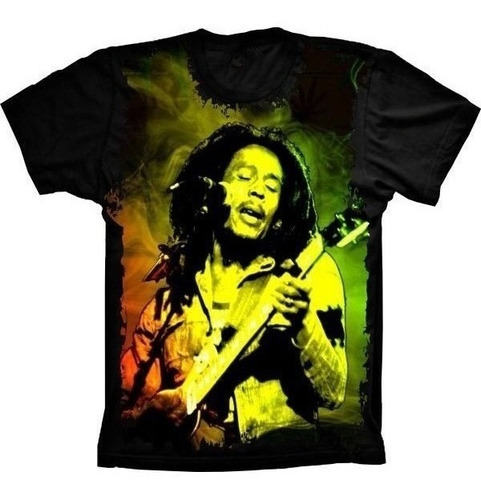 Camiseta Estilosa 3d Fullprint - Banda De Reggae Bm