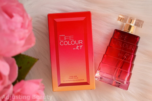 Nuevo!! Perfume Avon Life Colour By K.t.