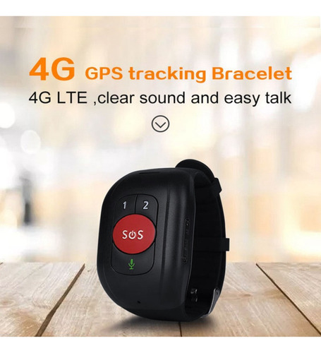 New Pulsera De Rastreo Gps Emergen For Ancianos, 4g Sos