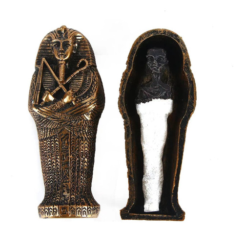 Eascheer Ataud De Sarcofago De Faraon Egipcio Con Figura De