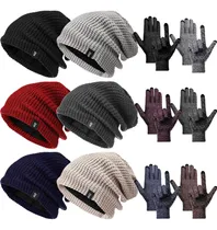 Comprar Juego De 12 Piezas De Gorro De Invierno Holgado Y Guantes De
