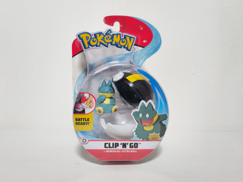 Munchlax Pokemon Pokebola Ultra Ball - Clip N Go Pokemon