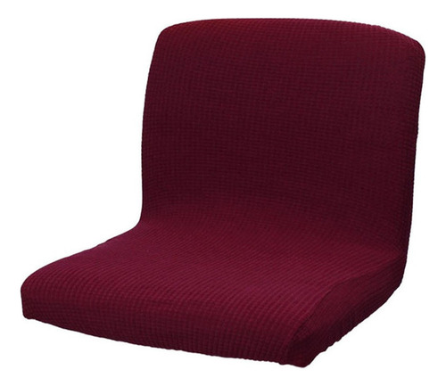 Slipcover Sillas, protectores de silla de poliéster, taburete, color rojo