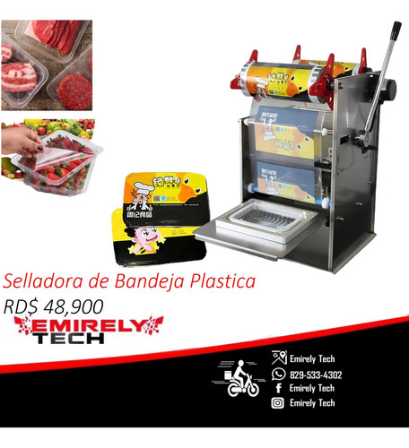 Selladora Empacadora De Bandeja Plastica Para Alimentos