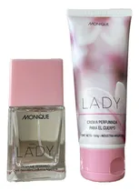 Comprar Kit X2 Perfume Lady + Crema Corporal Monique Js Perfumes