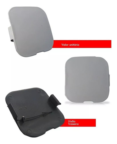 Tampa Reboque Parachoque Dianteiro Fit 2003 2004 05 06 07 08
