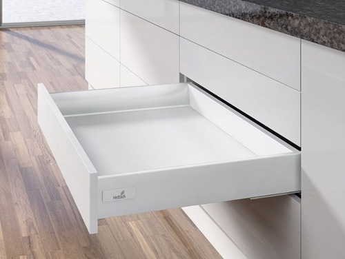 Gaveta Alemana Hettich Atira Innotech Blanco Con Freno