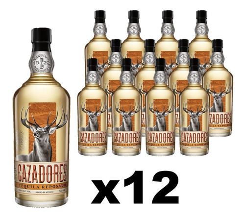 Caja Tequila Cazadores Reposado 700 Ml 12 Piezas