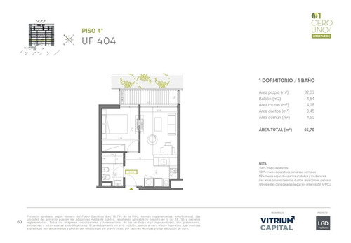 Lu772 - Vendo Apartamento 1 Dormitorio 01 Libertador
