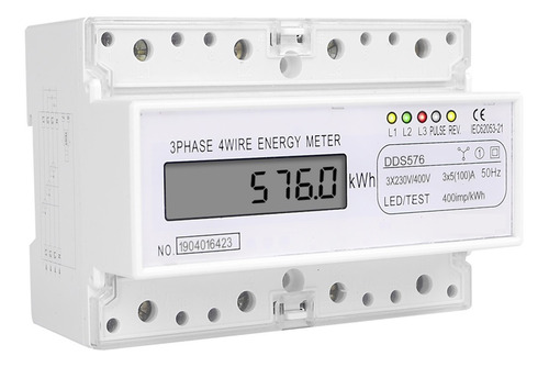 Medidor De Potencia Digital Trifásico De 4 Hilos