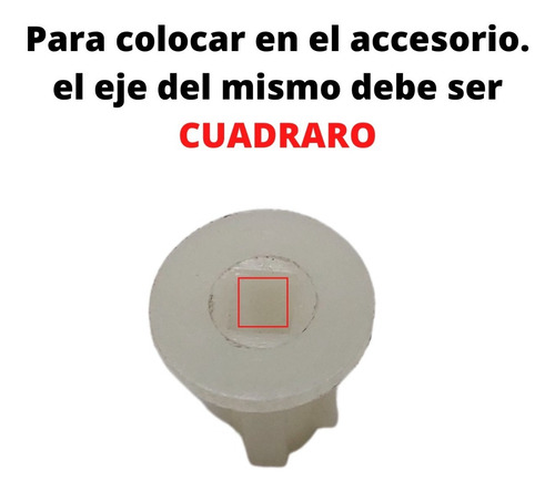 Imagen 2 de 6 de Cardan Acople De Accesorio Minipimer Para Oster 2800