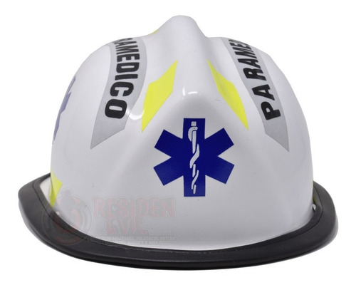 Imagen 4 de 5 de Casco Paramedico Tactico Cruz Roja Seguridad Moto Militar