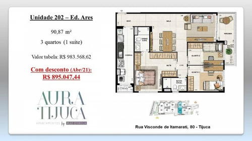 Imagem 29 de 30 de Apartamento Em Maracanã, Rio De Janeiro/rj De 79m² 2 Quartos À Venda Por R$ 757.210,00 - Ap1289890-s