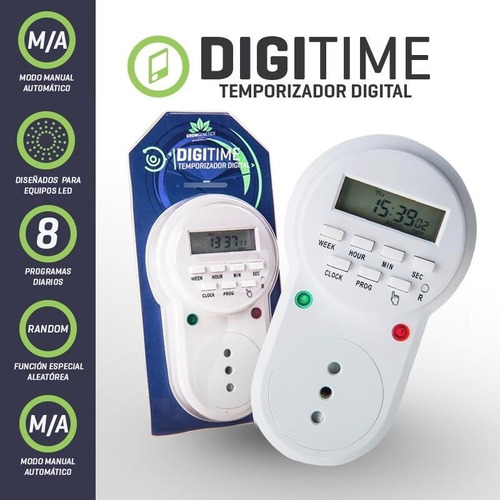 Timer Digital Temporizador Indoor- Grow Genetics