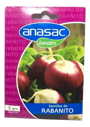 Semilla De Rabanito 5gr Anasac