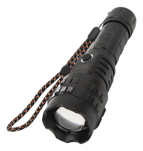 Linterna Led Luz Fuerte Tipo C Recargable Impermeable