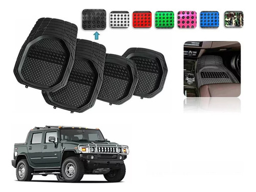 Tapetes 4pz Bandeja 3d Color Hummer H2 Pickup 2004 A 2008