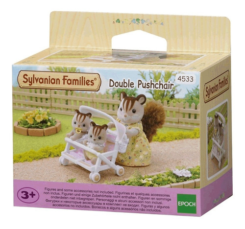 Sylvanian Families Carrinho De Bebe Para Gêmeos Epoch 4533