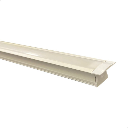 13 Barras 2m Perfil Alumínio Branco 25mm Embutir Nobre Gesso
