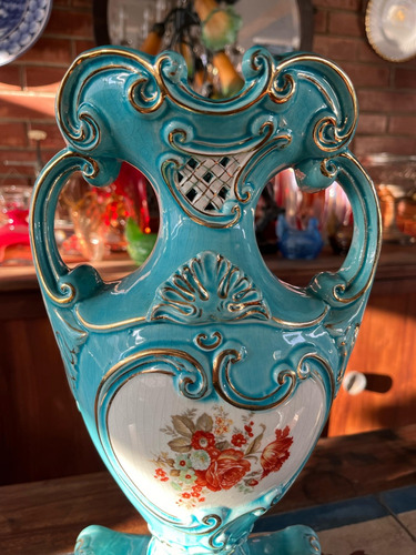 Ânfora Porcelana Azul Antiga (Usado)
