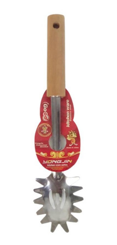 Utensilio Cocinar Pasta Spaguetti Acero Inox Mango De Madera