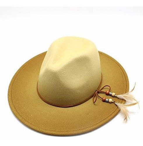 Sombrero Panam Sombrero Fedora De Fieltro De Lana Aso-sling 