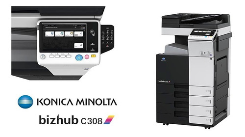 Imagen 4 de 10 de Fotocopiadora Multifunción Konica Minolta Bizhub C308 E4