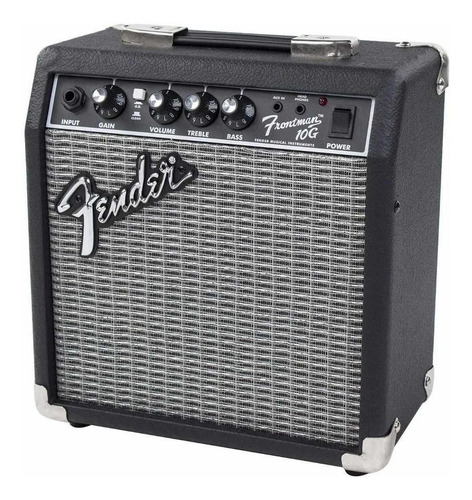 Amplificador Fender Frontman Series 10G Combo Transistor 10W negro y plata 120V