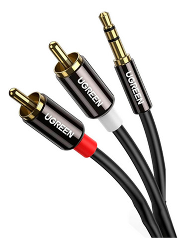 Cabo De Áudio 3.5mm Para 2rca Macho/macho 10m Ugreen