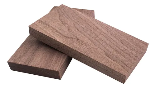 2 Piezas De Madera De Nogal De 7/8 X 4 X 8 Pulgadas, Hojas D