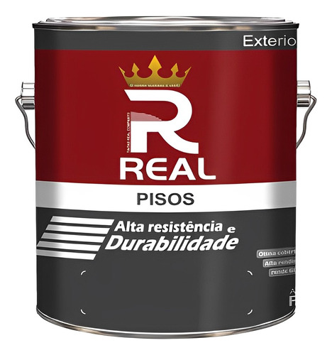 Real Piso Premium Fosco 900ml Amarelo Demarcação