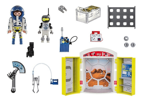 Imagen 2 de 5 de Playmobil Linea Play Box - Cofre Mision A Marte - 70307