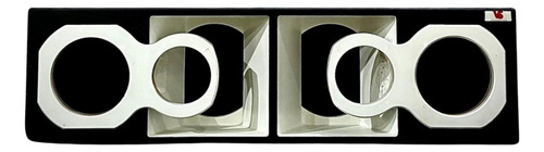 Caixa Vazia Corneteira P/ 2 Médio 8+2driver+2tweeter Branca