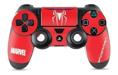 Imagen 4 de 7 de Ultraskins Ps4 - Combo Spiderman Negro Araña